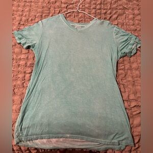 Women’s Teal J America Short Sleeve Tee Size Large